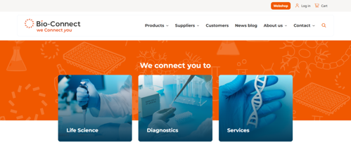 Bio Connect Homepage 1536X686